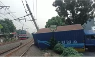 Penyebab Truk Tabrak Tiang LAA Hingga Perjalanan KRL Terganggu, Nyasar Pakai Google Maps