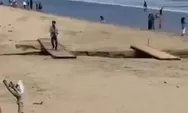 Video Viral Pungli Rp5.000 Jembatan Bambu di Pantai Carita