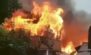 Kebakaran Hebat di Setiabudi Jaksel, 20 Rumah Hangus Dilalap Api