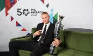 Bawa Manchester City Raih Dua Gelar Kompetisi Domestik, Erling Haaland Sabet Penghargaan PFA Player of the Year 2022/2023