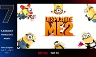 Sinopsis Film Despicable Me 2, Bertahan 10 Pekan di Netflix Top 10 Global