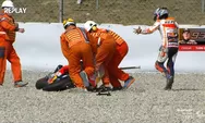 Hasil FP1 MotoGP Catalunya 2023: Marc Marquez Kecelakaan