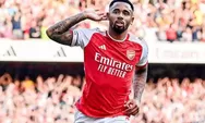 Kembali dari Cedera, Gabriel Jesus Siap Ambil Alih Penyerang Utama Arsenal dari Eddie Nketiah