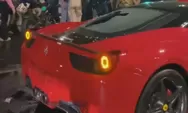 Sopir Ferrari Tabrak 5 Kendaraan di Bundaran Senayan Jadi Tersangka