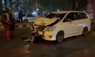 Kecelakaan Maut Mobil Tabrak Motor di Kemayoran, 3 Orang Tewas