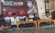 Ciputat Menggugat, Bedah Buku Hitam Prabowo Subianto