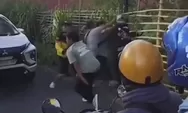 Video Anggota Polisi Dikeroyok Membabi Buta di Jalanan Bandung Viral