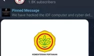 Peretas Jahat Bobol 3 Juta Data Kementerian Pertanian, Dijual di Telegram dengan Harga Murah