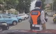 Viral Petugas Dishub Naik di Kap Mobil, Ternyata Berawal dari Acungan Jari Tengah