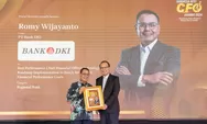 Kinerja Mentereng, Direktur Keuangan dan Strategi Bank DKI Raih Penghargaan 2 Kali Berturut-turut