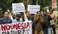 KAMMI Jawa Barat Gelar Demo saat Presiden Jokowi Kunker ke Bandung