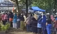 Operasi Pasar Beras di Serang Diserbu Warga, 16 Ton Terjual dalam Waktu Singkat