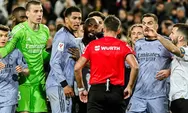 Hasil Valencia Vs Real Madrid 2-2, Drama Come Back dan Kartu Merah Bellingham