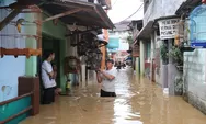 13 RT dan 8 Ruas Jalan Banjir di Jakarta, Ketinggian Air Nyaris 2 Meter