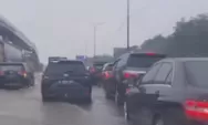 Banjir Tol Jagorawi KM 12 Arah Jakarta, Polisi Terapkan Contraflow