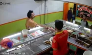 Viral Pria Makan Tiap Malam di Warteg Bahari Bayar Semaunya, Kini Makan di Tahanan Polisi