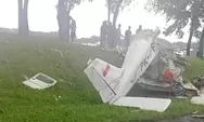 Polisi: Pilot Pesawat Jatuh di BSD Terlempar ke Luar