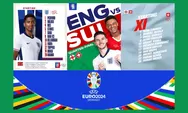 Susunan Pemain Inggris Vs Swiss, Perempat Final Euro 2024