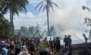 Rumah Panggung Di Kasimpureng Bulukumba Dilalap Api