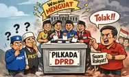 Wacana Pilkada Dipilih DPRD: Lima Parpol Mendukung, PAN-PKS Masih Mengkaji, PDIP Menolak