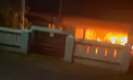BREAKING NEWS: Kantor Desa Benteng Malewang Bulukumba Terbakar, Api Berkobar Selasa Dini Hari