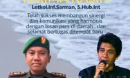 SAS : Letkol Inf Sarman Mampu Membangun Komunikasi Harmonis Dengan Insan Pers di Daerah