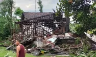 Cuaca Ekstrem Sore Hari, Rumah Warga Porak-Poranda Akibat Angin Kencang