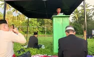 Kepala Desa Dan Warga Bontomarannu Kompak Salat Idul Adha