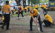 Bukan Sekadar Bersih-Bersih, Aksi Polres Bulukumba Di TMP Taccorong Sarat Nilai Pengabdian