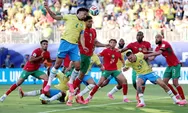 Kejutan Piala Dunia 2026! Maroko Tahan Imbang Brasil, Vinicius Junior Jadi Penyelamat Selecao