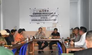 Kapolres Bulukumba Coffee Morning Bersama Wartawan, Perkuat Sinergi Polri Dan Media