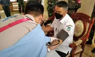 Walikota Fasha Ikut  Donor Darah  HUT Pomad ke 75