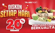 Transmart Rayakan Desember dengan Diskon Harian 20% untuk Semua Pengunjung!