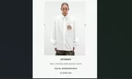 Rumah Mode Vetements Jual Kemeja dengan Bekas Setrika Gosong Seharga Rp18 Juta!
