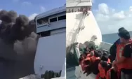 Kronologi KMP Mutiara Sentosa 2 Terbakar di Perairan Sumenep, Kapal Hampir Habis Dilalap Api