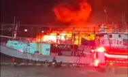 Kebakakaran di Pelabuhan Tegal: 24 Unit Kapal Habis Dilahap Si Jago Merah