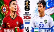 Klasemen Grup K Piala Dunia 2026 Usai Portugal Pesta Gol atas Uzbekistan, Cristiano Ronaldo Cetak Rekor Bersejarah