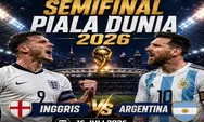 Link Live Streaming Inggris vs Argentina Semifinal Piala Dunia 2026: Jadwal, Jam Tayang, dan Cara Nonton di TVRI