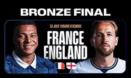 Head to Head Prancis vs Inggris Jelang Perebutan Juara 3 Piala Dunia 2026, Three Lions Masih Unggul Rekor Pertemuan