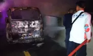 Kecelakaan Beruntun di Jalan Tol Semarang-Solo, Sebuah Mobil Terbakar
