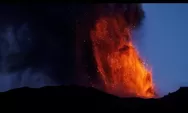 Gunung Etna Meletus Dahsyat, Turis Panik dan Mengungsi Massal