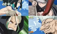 Tinggal Klik Link Nonton, Jadwal Rilis Anime Dr Stone Season 3 Plus Spoiler : Pencurian Senjata oleh Magma