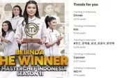MasterChef Indonesia Season 11 Jadi Trending Topic Usai Belinda Menang, Hashtag Chindo Ramai di Twitter