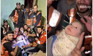 Viral! Seorang Bayi Masih Hidup Terperangkap Reruntuhan Bangunan yang Dibom Israel. Simak Kisahnya di Sini