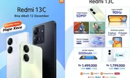 Tak Mau Kalah! Xiaomi Kini Resmi Luncurkan Smartphone Redmi 13C, Harganya dii Bawah 2 juta Loh!