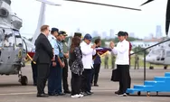 Disaksikan Langsung Presiden Jokowi, Prabowo Resmi Serahkan Pesawat Keempat C130J Super Hercules Kepada TNI AU