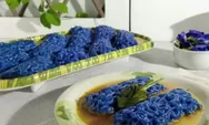 Serius Cantik Banget! Jajanan Pasar Tradisional Putu Mayang ini di Olah Kreatif dengan Bahan Utama Bunga Telang