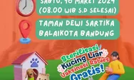 WARGI BANDUNG YUK MERAPAT! Ada Vaksin Rabies dan Sterilisasi Kucing Liar