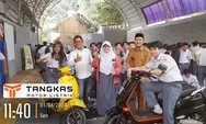 SMAN 15 Bandung Mengenalkan Gaya Hidup Berkelanjutan...Hadirkan Produk Motor Listrik dalam Negeri...