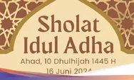 MTA Gelar Salat Idul Adha di Solo, Minggu, 16 Juni 2024 di Lapangan Parkir Stadion Manahan